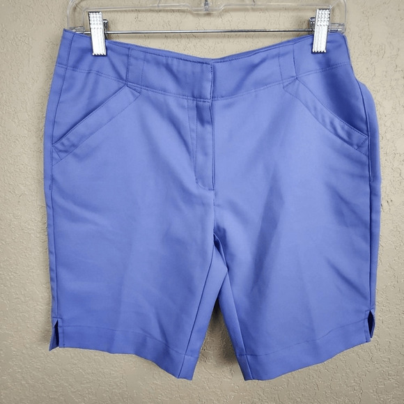 PGA Tour Pants - PGA Tour Periwinkle Bermuda Golf Shorts Size 2 (6934)